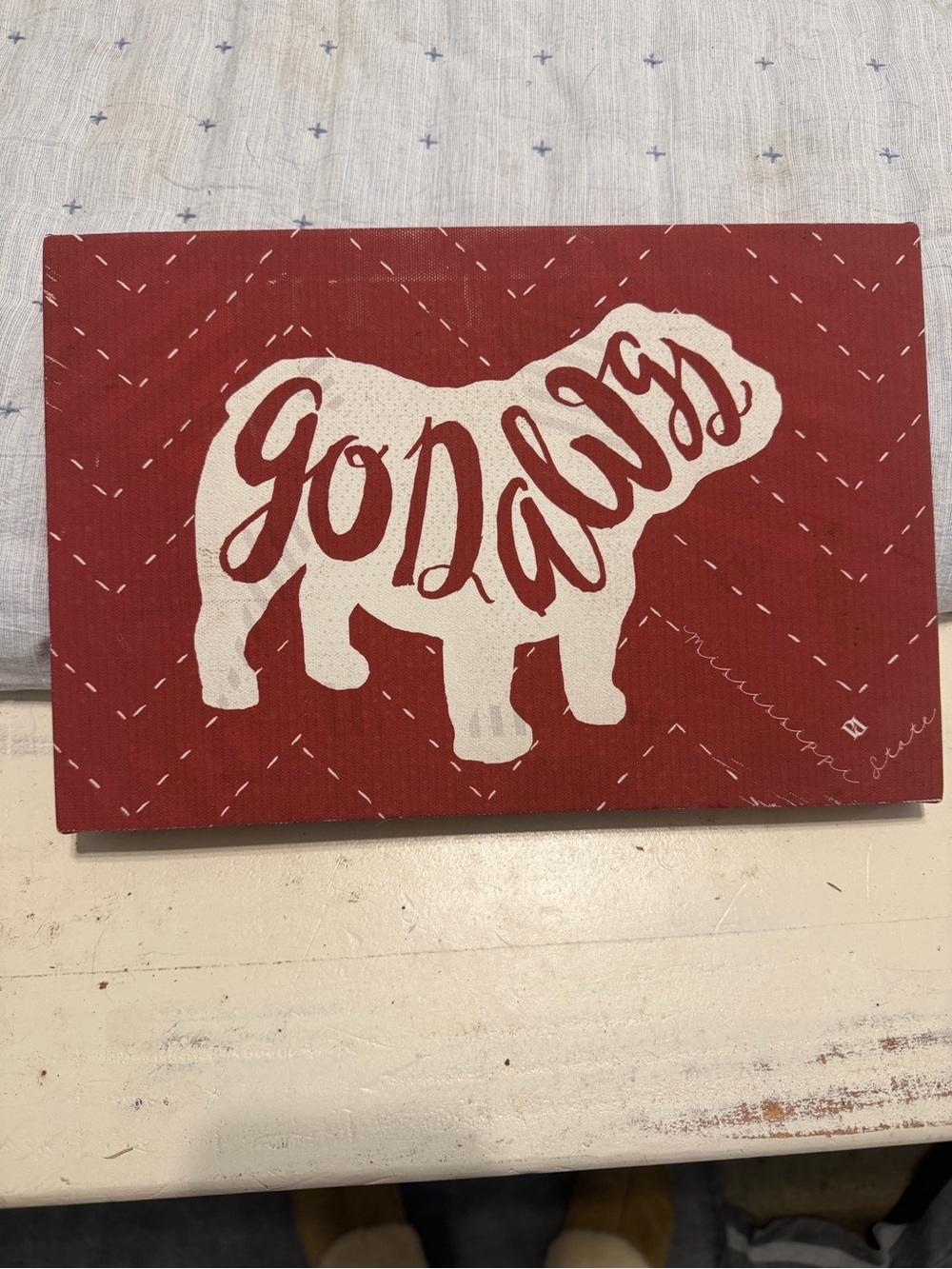 Mississippi State 'Go Dawgs' Canvas Wall Art - Home Accents